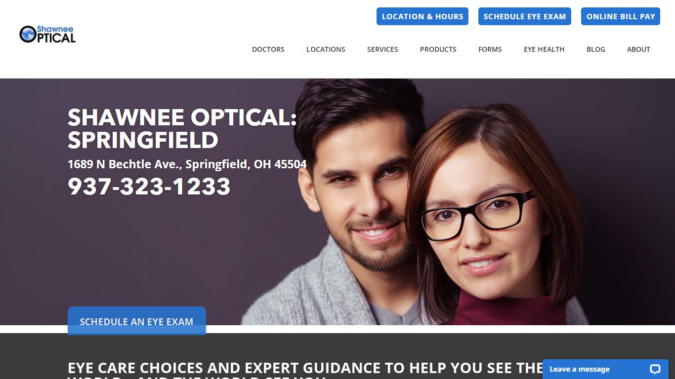 Eye Doctor Springfield, OH | Optometrist | Eye Exams | Shawnee Optical